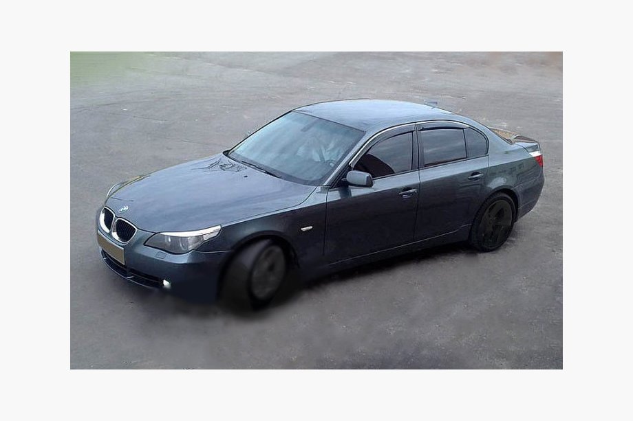 BMW 5 Series E60/E61 2003-2010 Windabweiser (4 Stk, SIM Chrom) Image