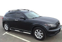 Infiniti FX 2003-2008 Windabweiser (4 Stk, SIM) Foto 1