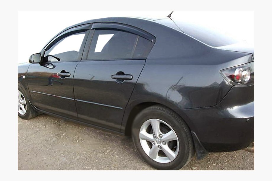 Mazda 3 2003-2009 Windabweiser SD (4 Stk, SIM) Image