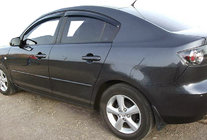 Mazda 3 2003-2009 Windabweiser SD (4 Stk, SIM) Foto 1