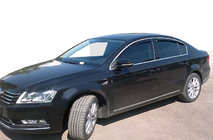 Volkswagen Passat B6 2006-2012 Windabweiser SD (4 Stk, SIM Chrom) Foto 1