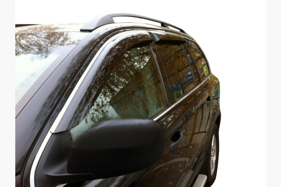 Volvo XC90 2002-2014 Chrom Windabweiser (4 Stk, SIM) Image