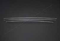 Renault Clio III 2005-2012 Zierleisten für Kühlergrill Stoßstange (3 Stk, Edelstahl) Foto 1