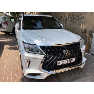 Frontstoßstange für 2008-2015 im Facelift-Stil (grundiert zum Lackieren) Lexus LX570/450d 2008-2022 Foto 2