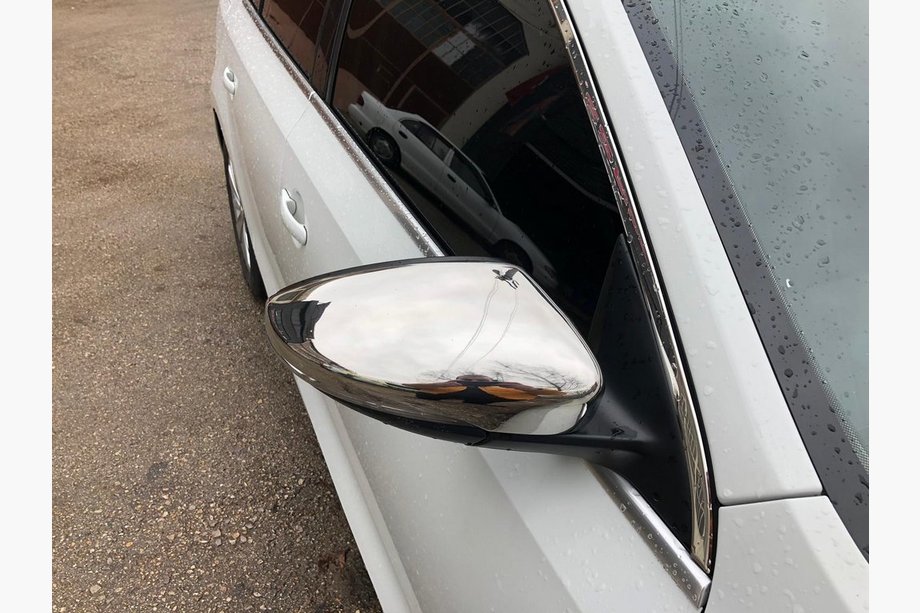 Volkswagen EOS 2011-2016 Spiegelabdeckungen (2 Stk., Edelstahl) Carmos - Türkischer Edelstahl Image