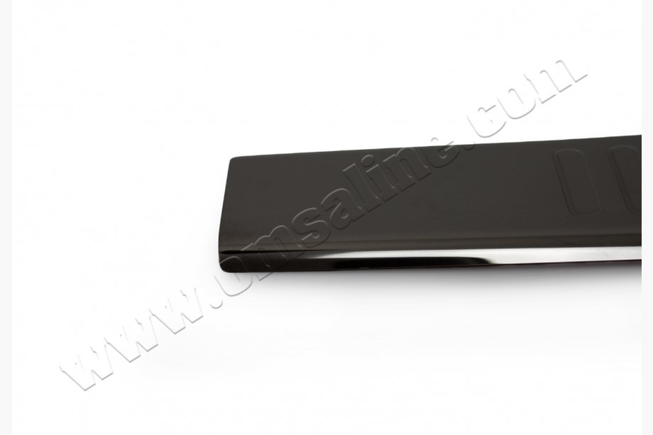 Nissan Qashqai 2010-2014 Heckstoßstangenabdeckung Schwarz Chrom (Edelstahl) Standardbasis Image