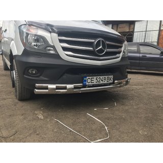 Frontschutzbügel unten Shark (Edelstahl) Mercedes Sprinter W906 2006–2018 Foto 4