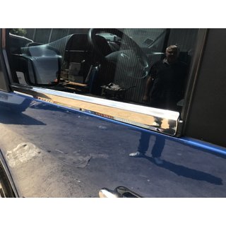 Fensterrahmen Blenden (2 Stk, Edelstahl) Mercedes Vito W638 1996-2003 Foto 3
