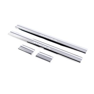 Einstiegsleisten Carmos (4 Stk, Edelstahl) Nissan Micra K12 2003-2010 Foto 1