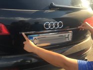 Audi Q7 2005-2015 Chromleiste über dem Kennzeichen Carmos (Edelstahl) Foto 1