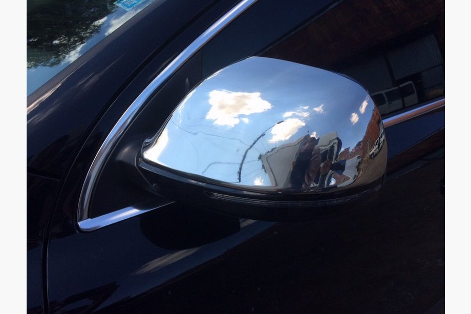 Audi Q7 2005-2015 Spiegelabdeckungen (2 Stk, Edelstahl) Carmos, Edelstahl Image