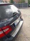 Mercedes E-class W212 2009-2016 Heckstoßstangenabdeckung OmsaLine (2009-2013, SW, Edelstahl) Foto 1