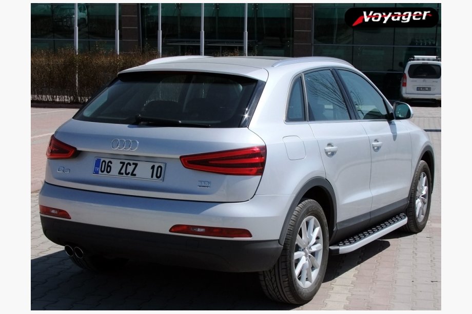 Audi Q3 2011-2019 Trittbretter BlackLine (2 Stk, Aluminium) Image