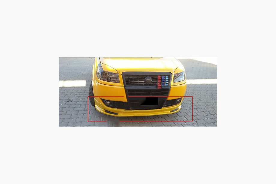 Fiat Doblo I 2005-2010 Frontuntere Spoilerlippe (grundiert) Image