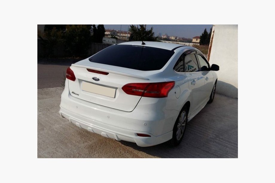 Ford Focus III 2011-2017 Heckstoßstangenabdeckung Sedan 2015↗ (grundiert zum Lackieren) Image