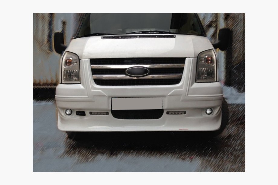 Ford Transit 2000–2014 Frontstoßstangenlippe (2006-2014, LED Tagfahrlicht, mit Grill) Image