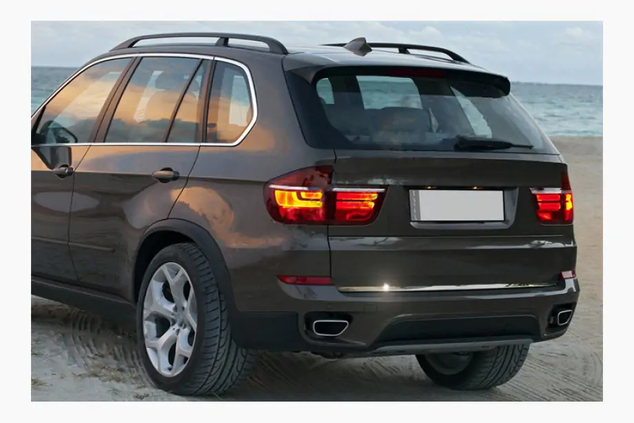 BMW X5 E70 2007-2013 Kofferraumleiste Edelstahl Image