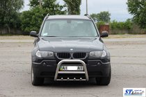 BMW X3 E83 2003-2010 Frontbügel (Edelstahl) 51 mm Foto 3