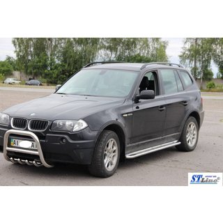 Trittbretter KB001 Edelstahl BMW X3 E83 2003-2010 Foto 2