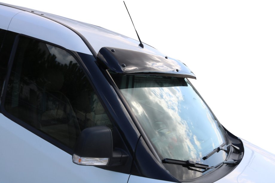Fiat Doblo II 2010-2022 Frontscheibenblende (schwarz glanz, 5mm) Image