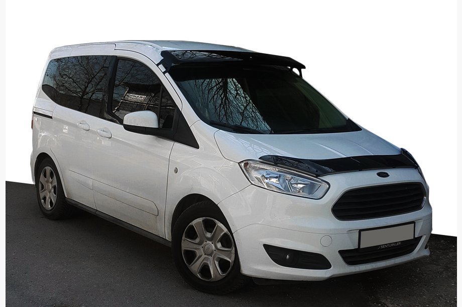 Ford Courier 2014-2023 Sonnenblende Frontscheibe (schwarz glanz, 5mm) Image