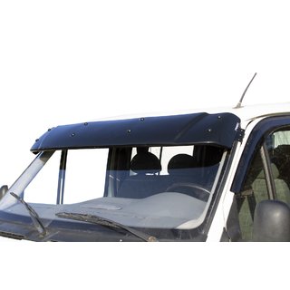 Frontscheibenblende (schwarz glanz, 5mm) Ford Transit 1991-2000 Foto 1