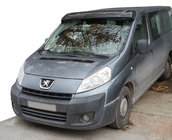 Citroen Jumpy 2007–2017 Sonnenblende Frontscheibe (schwarz glanz, 5mm) Foto 5