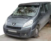 Fiat Scudo 2007-2015 Sonnenblende Frontscheibe (schwarz glanz, 5mm) Foto 1