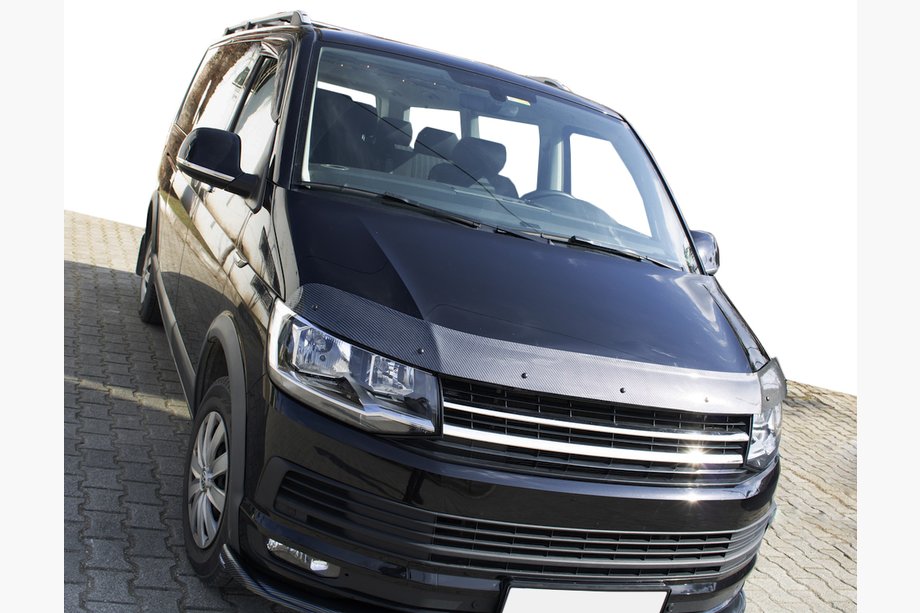 Volkswagen T6 2015-2024 Motorhaubenschutz Carbon-Look (EuroCap) Image
