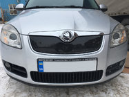 Skoda Fabia 2007-2014 Winterabdeckung für Kühlergrill (2007-2010, oben) Foto 1