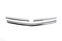 Opel Corsa D 2007-2014 Grillabdeckung Chrom (3-tlg., Edelstahl) Foto 2