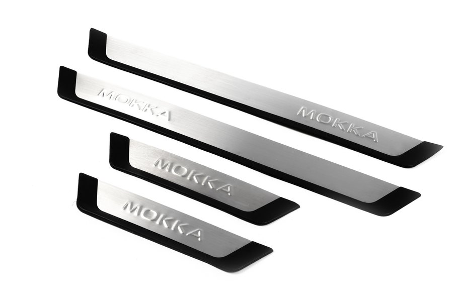 Opel Mokka 2012-2021 Einstiegsleisten OmsaLine (4 Stk, Edelstahl) Image
