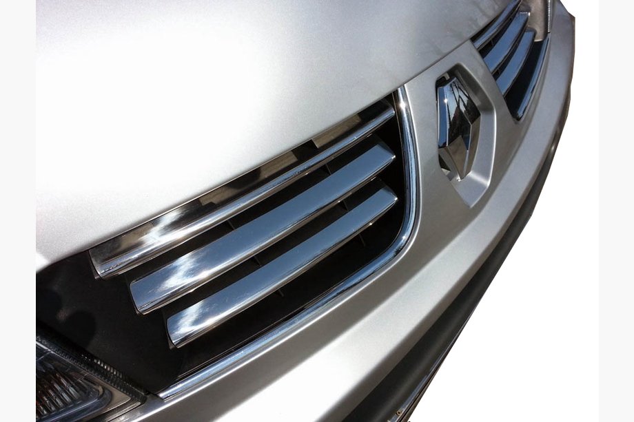 Renault Trafic 2001–2015 Chrom Kühlergrill Abdeckungen 2007-2015 (6 Stk, Edelstahl) Carmos - Türkischer Edelstahl Image