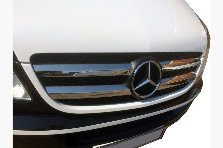 Mercedes Sprinter W906 2006–2018 Chrom Kühlergrill Blenden (2006-2013, Edelstahl) OmsaLine - Italienischer Edelstahl Foto 3