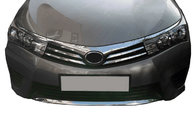 Toyota Corolla 2013-2019 Zierleisten für Kühlergrill Stoßstange (2013-2016, Edelstahl) Foto 1