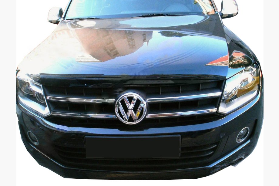 Volkswagen Amarok 2010-2022 Chrom Kühlergrill Blenden 2010-2016 (schmale Streifen, 4 Stk, Edelstahl) Carmos - Türkischer Edelstahl Image