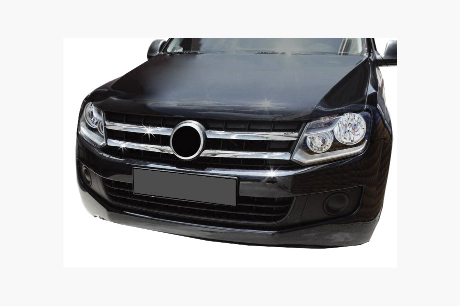 Volkswagen Amarok 2010-2022 Chrom Kühlergrill Blenden 2010-2016 (breite Streifen, 4 Stk, Edelstahl) Foto 1