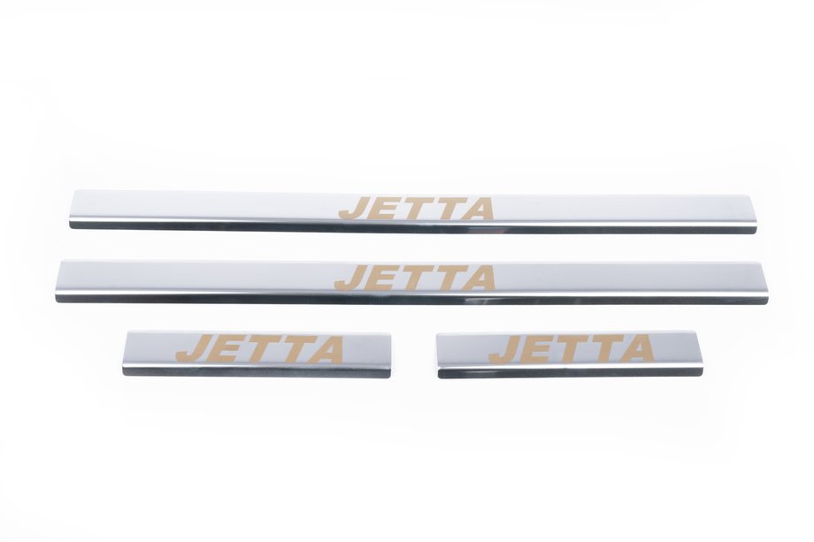 Volkswagen Jetta 2006-2011 Einstiegsleisten Carmos V1 (4 Stk, Edelstahl) Image