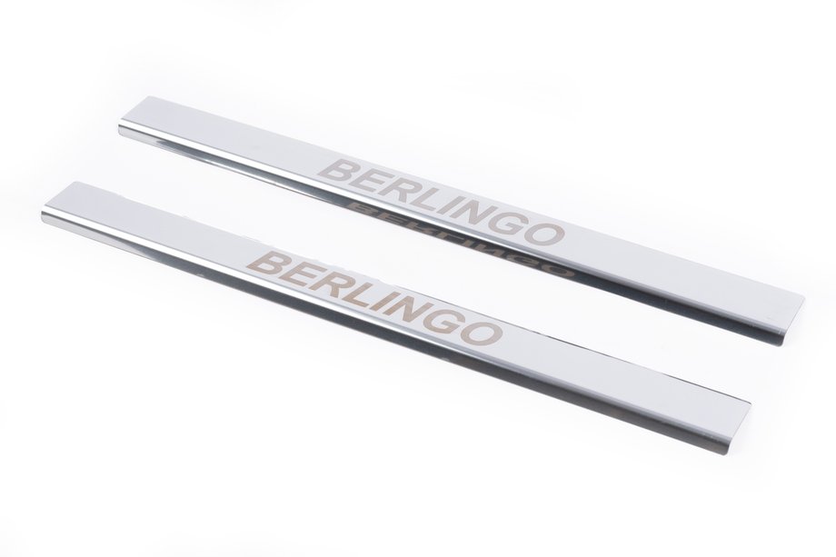 Citroen Berlingo 1996-2008 Einstiegsleisten Edelstahl Carmos V1 (2 Stk) Image
