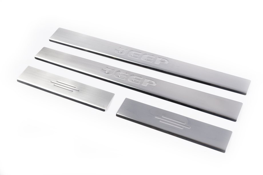 Jeep Cherokee/Liberty 2007-2013 Einstiegsleisten Edelstahl Carmos V2 (4 Stk) Image