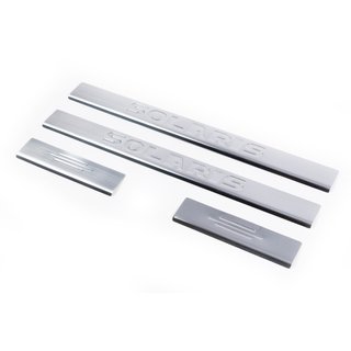 Einstiegsleisten Carmos Solaris V4 (4 Stk, Edelstahl) Hyundai Accent 2011-2017 Foto 1