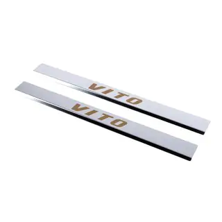 Einstiegsleisten Carmos (2 Stk, Edelstahl) Mercedes Vito W639 2004-2014 Foto 2