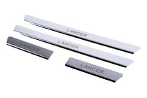 Mitsubishi Lancer 9 2004-2008 Einstiegsleisten Edelstahl Carmos V1 (4 Stk) Foto 1