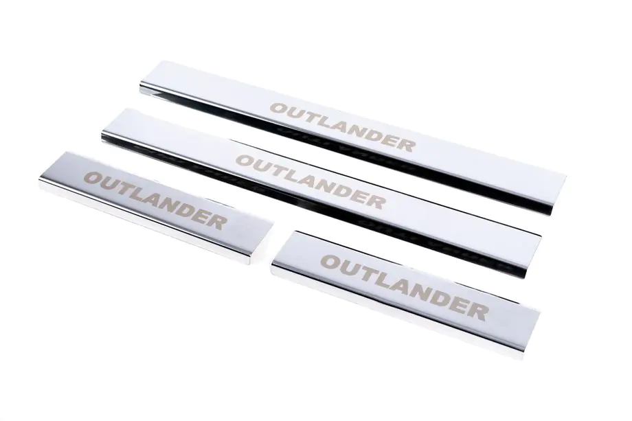 Mitsubishi Outlander 2006-2012 Einstiegsleisten Carmos (4 Stk, Edelstahl) Image