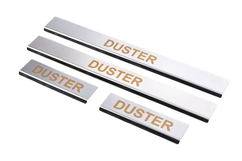 Dacia Duster 2008-2018 Einstiegsleisten Carmos V1 (4 Stk, Edelstahl) Image