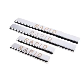 Einstiegsleisten Carmos V1 (4 Stk, Edelstahl) Skoda Rapid 2012-2019 Foto 1