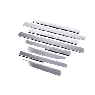 Einstiegsleisten Carmos (8 Stk., Edelstahl) Skoda Octavia II A5 2010-2013 Foto 3
