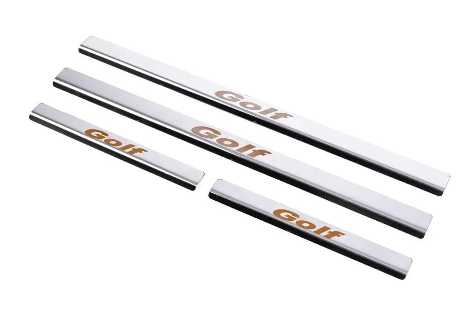 Volkswagen Golf 6 2008-2014 Einstiegsleisten Carmos V1 Edelstahl Foto 1