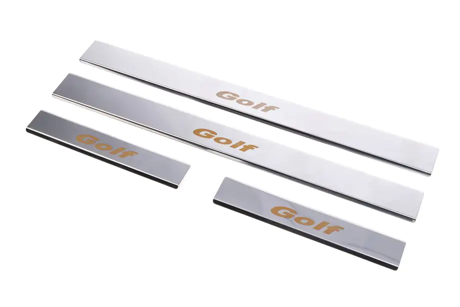 Volkswagen Golf 4 1997-2006 Einstiegsleisten Carmos (4 Stk, Edelstahl) Image