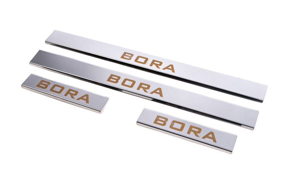 Volkswagen Bora 1998-2004 Einstiegsleisten Carmos (4 Stk, Edelstahl) Image